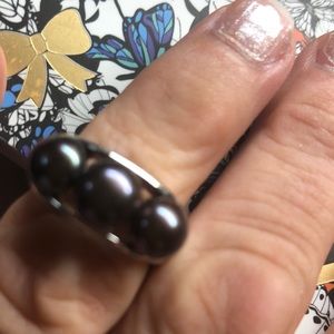 Three tactician pearl ring